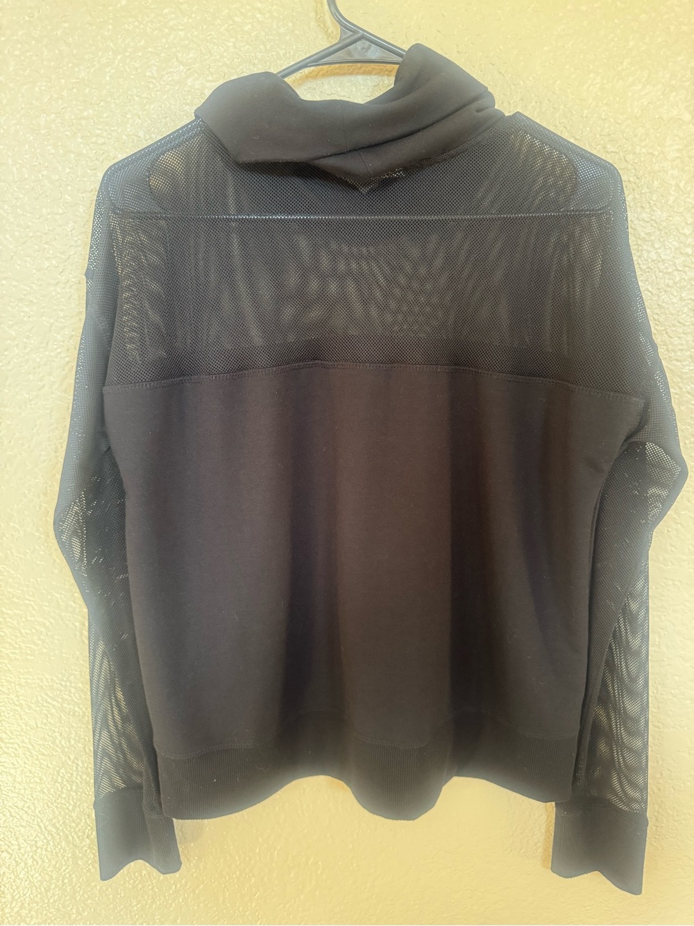 DKNY Sport Mesh-Panel Pullover Top